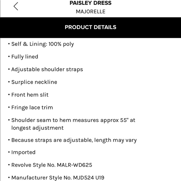 Majorelle Paisley Dress Yellow Maxi - Picture 8 of 8